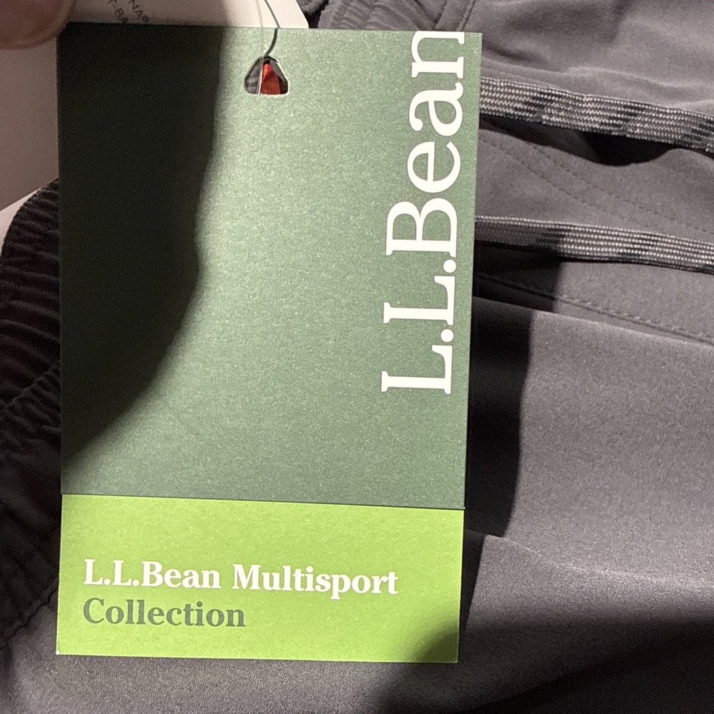 NWT L.L.Bean Multisport Pants Mens Large 28" Inseam Alloy Gray UPF 50+ Stretch - Picture 9 of 10